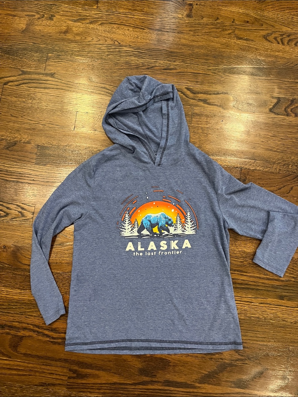 Prairie Mountain Heathered Blue Hoodie